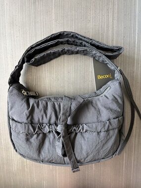 BE COOL Black Nylon Shoulder/Crossbody Bag: NWT